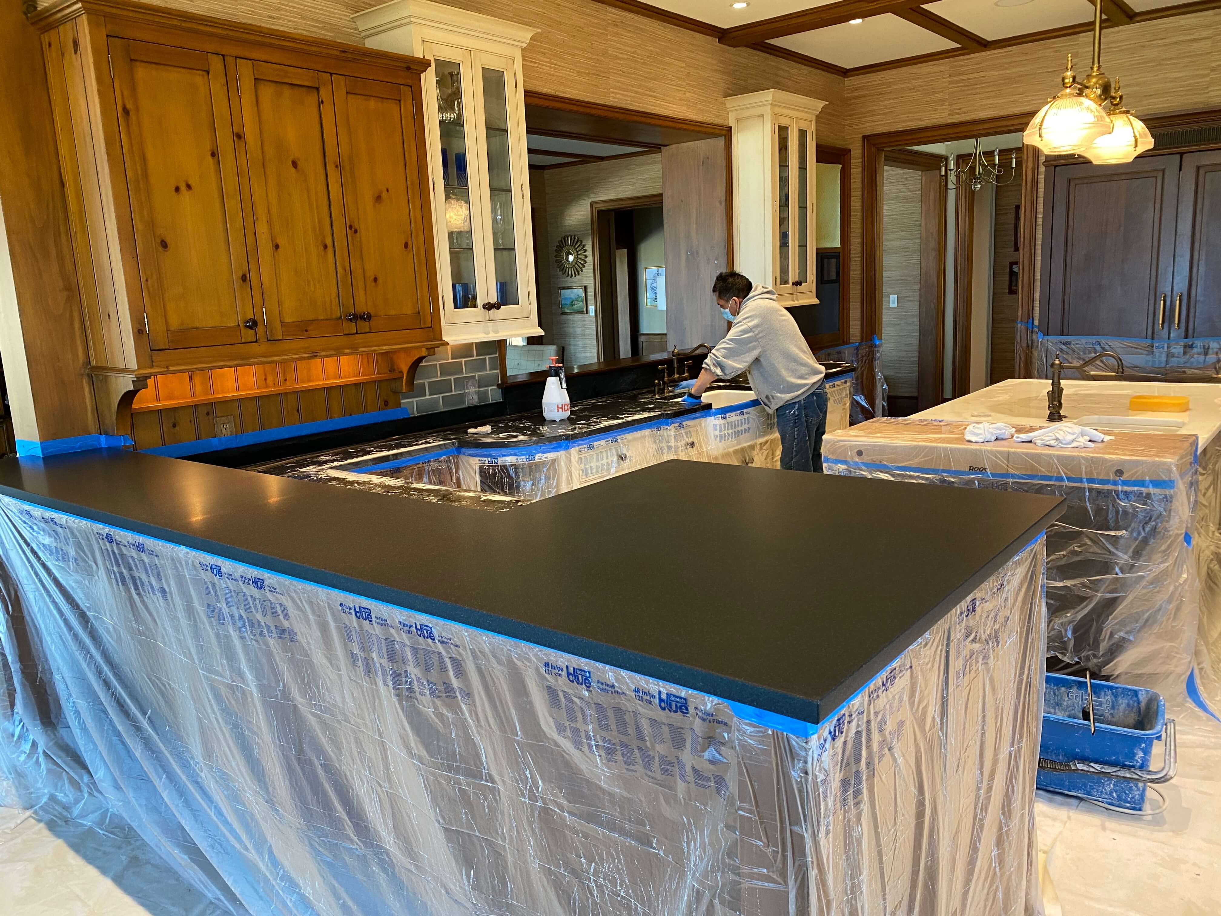 Kitchen Granite Counters Restoration - Oldstonerestoration