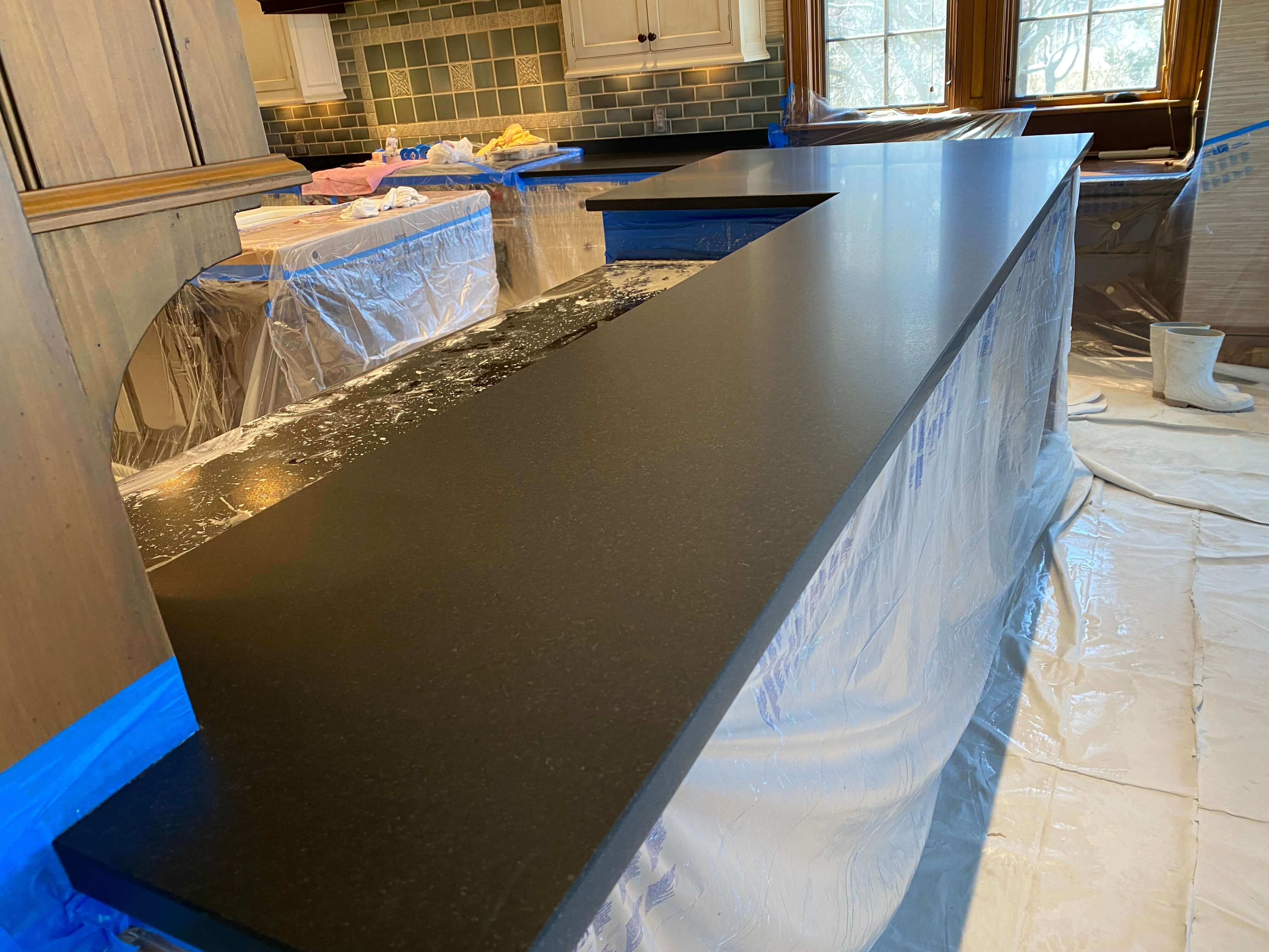 Kitchen Granite Counters Restoration - Oldstonerestoration
