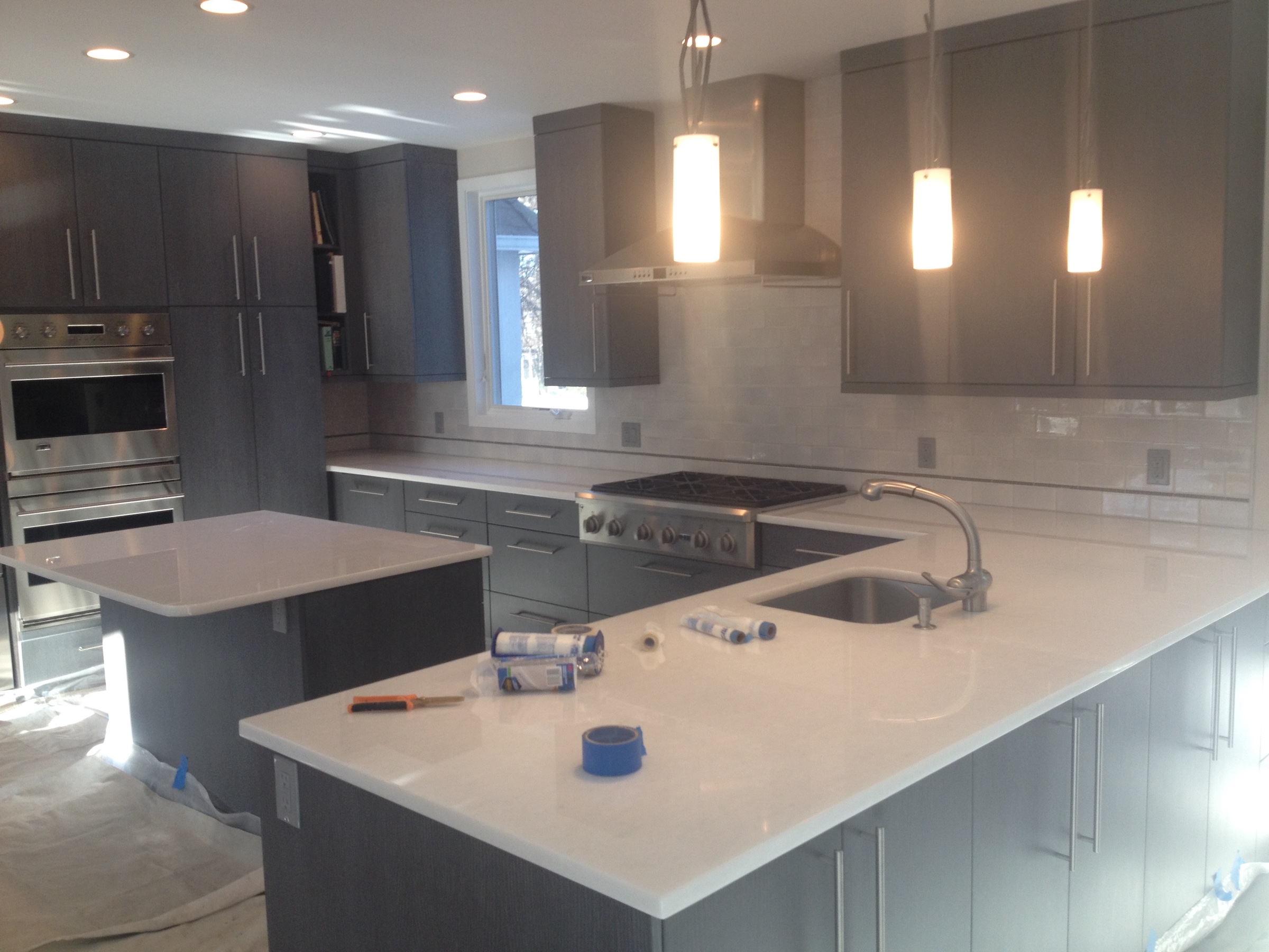Quartz Kitchen Counters Polish Finish - Oldstonerestoration