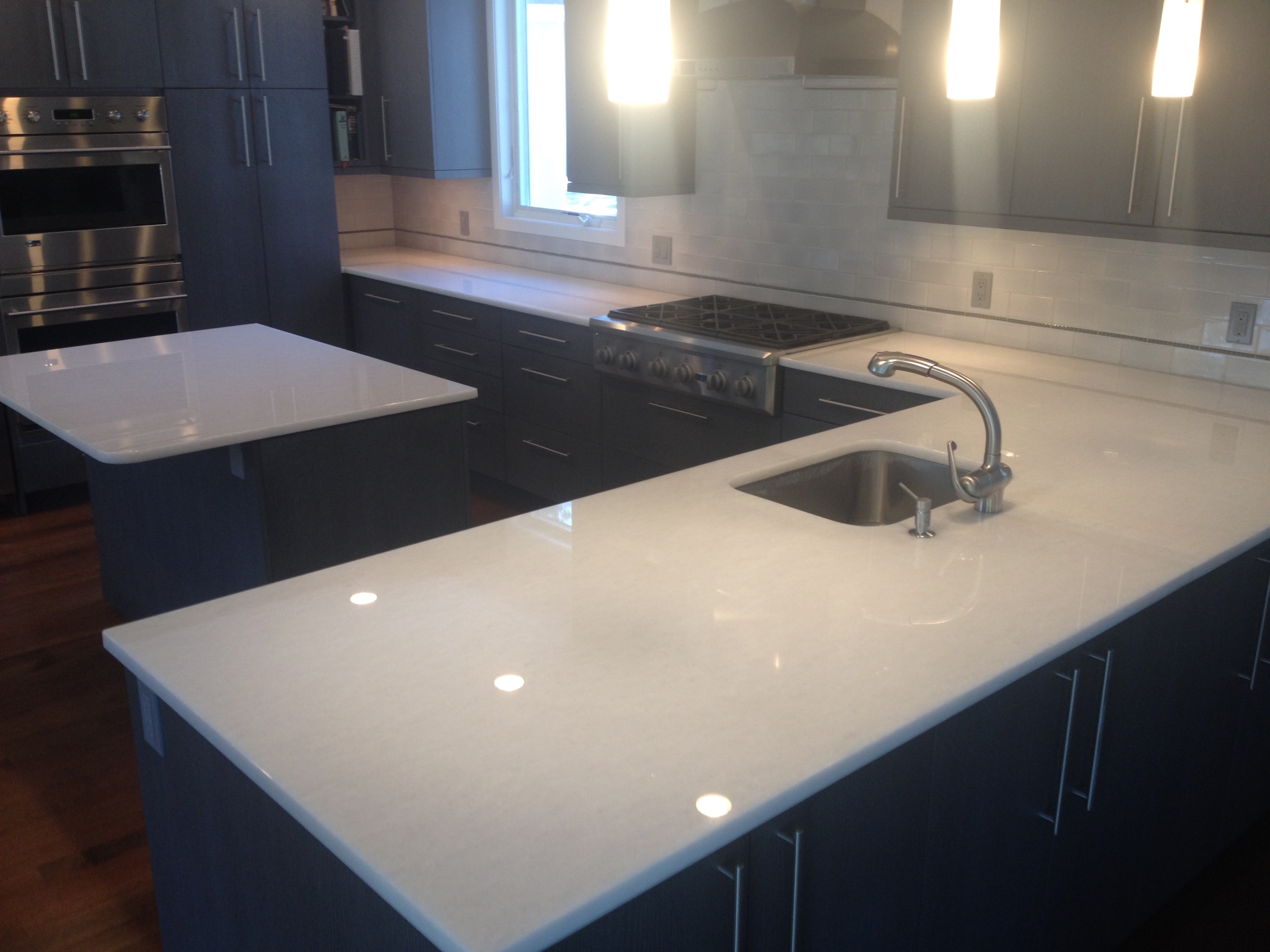 Quartz Kitchen Counters Polish Finish - Oldstonerestoration