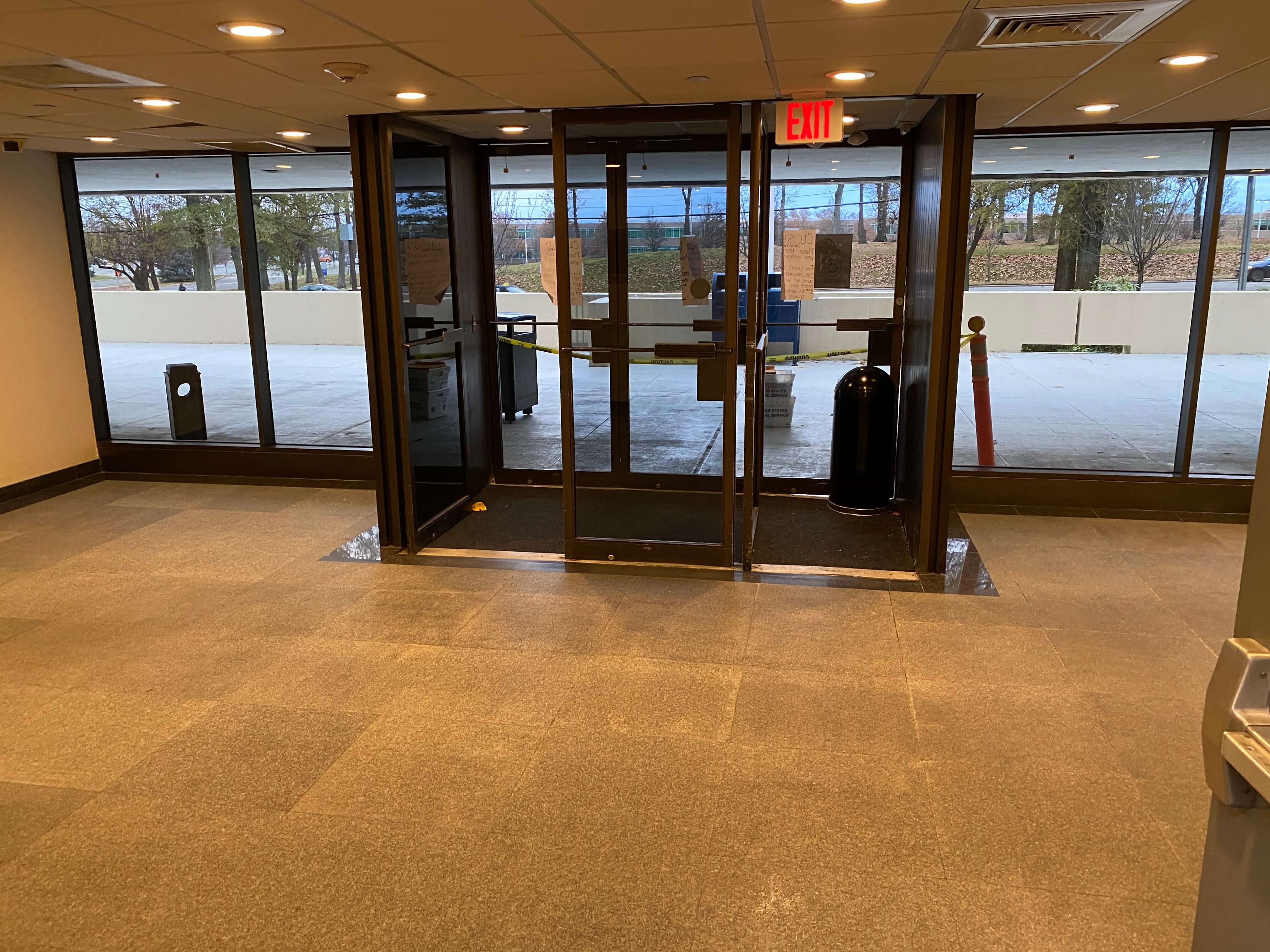 Flamed Granite Lobby Floors Clean - Seal Only - Oldstonerestoration