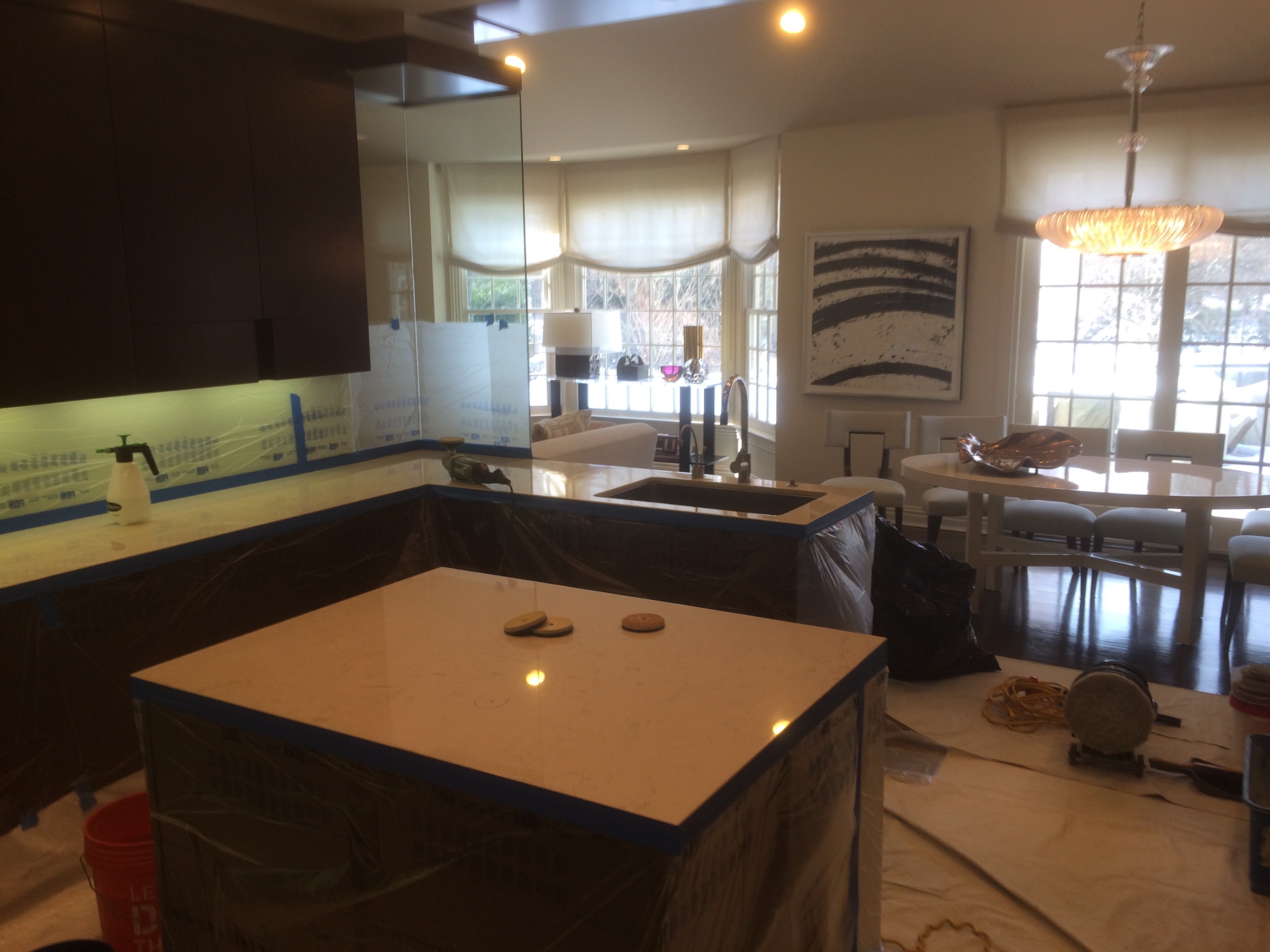 Limestone Kitchen Counters Polish Finish