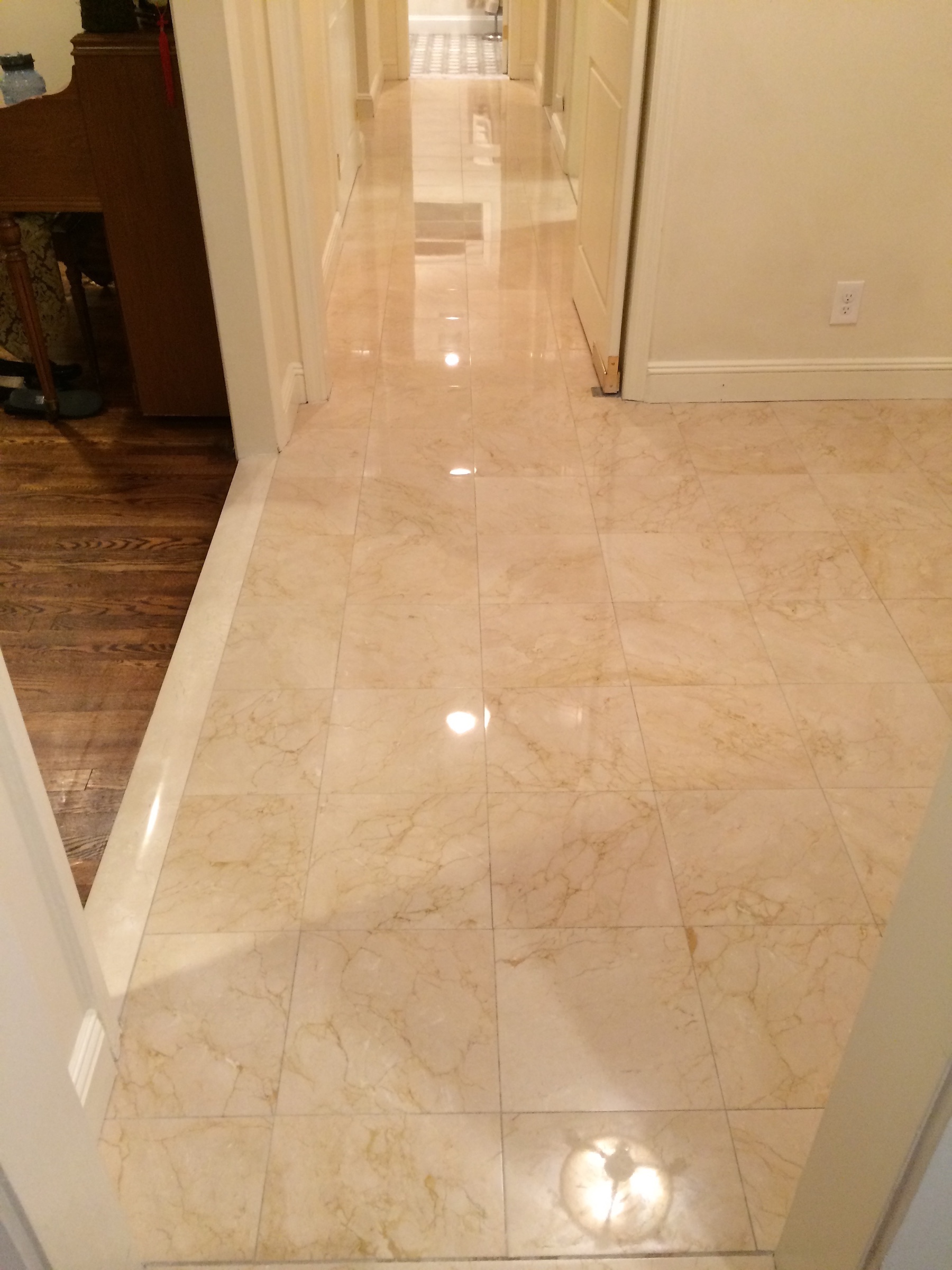 Marble Floor Restoration Polish Finish - Oldstonerestoration