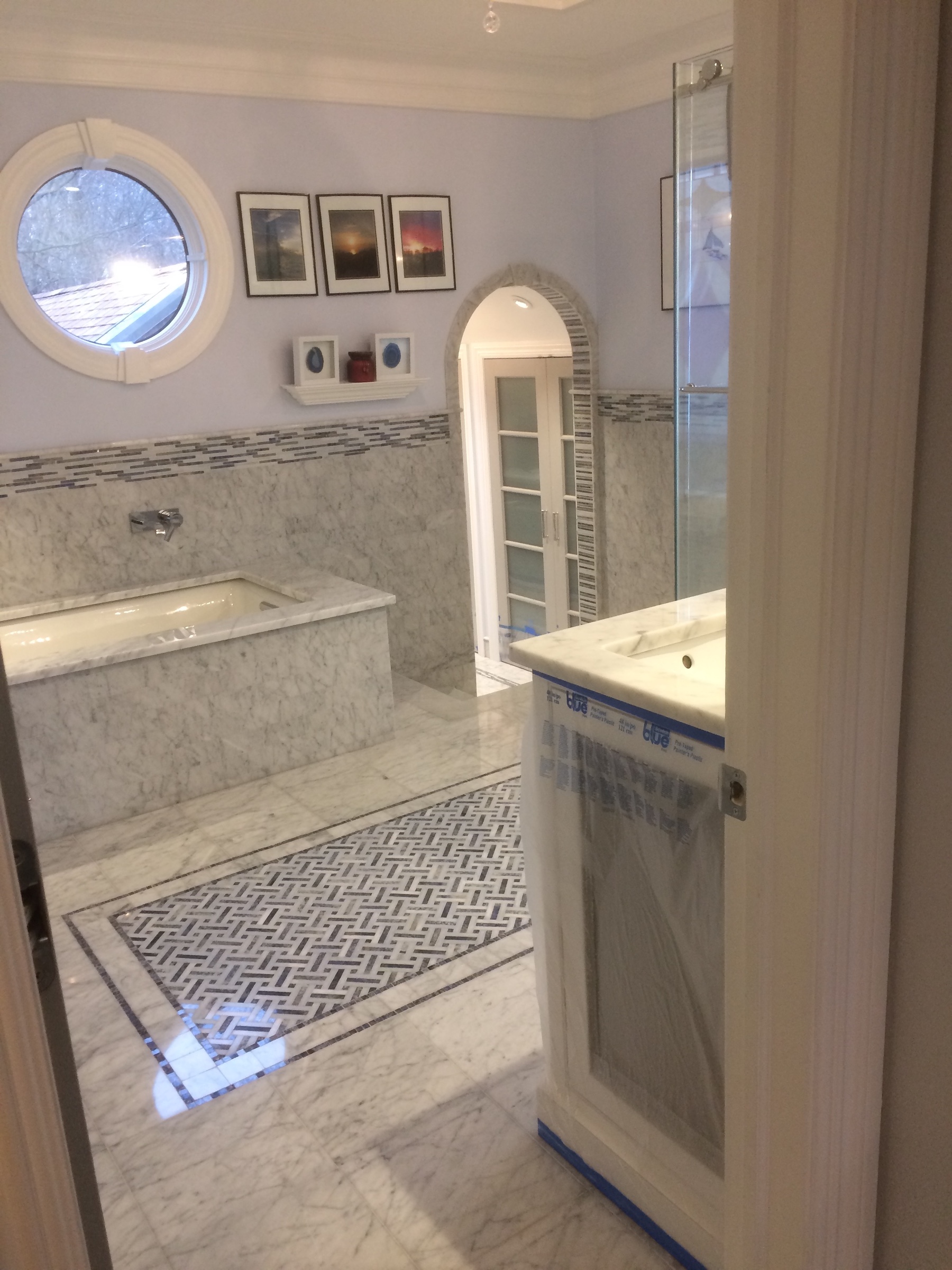 Marble Bathroom Restoration Polish Finish - Oldstonerestoration