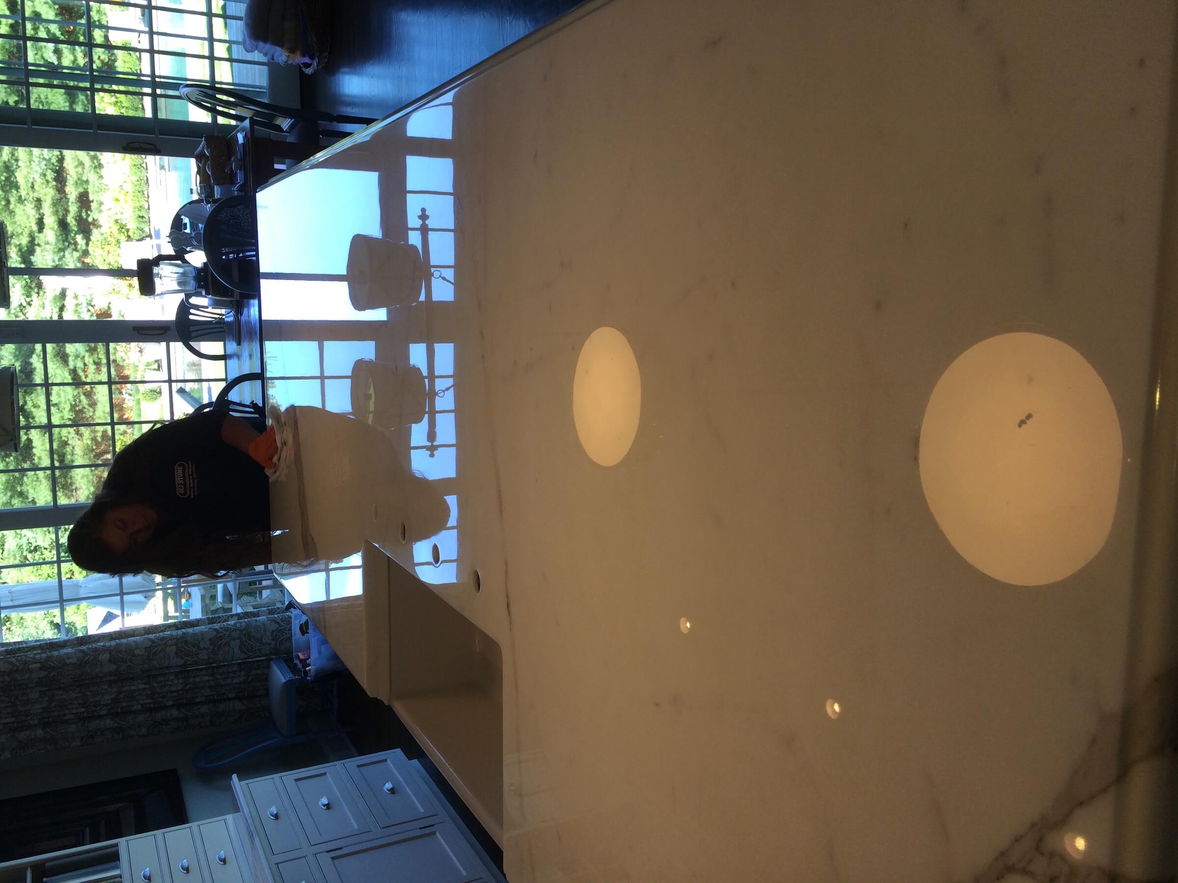 Kitchen Marble Counters Polish Finish - Oldstonerestoration