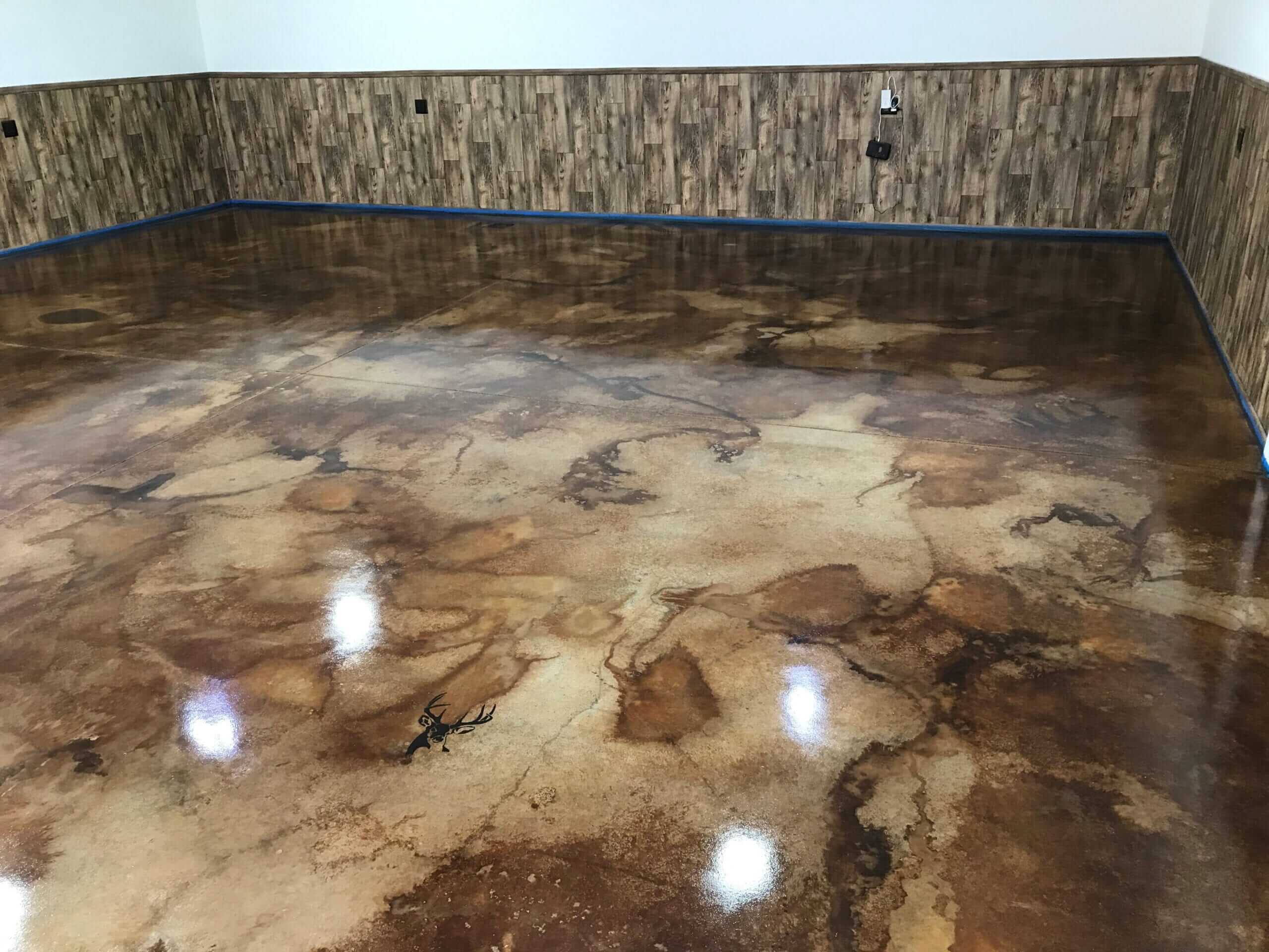 Acid Stain Concrete Floors