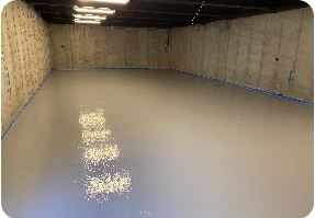 Tin Build Epoxy Basement Concrete Floors