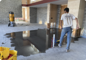 New Construction Mechanical Polished Concrete Floors