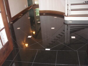 Black Granite Floor Restoration