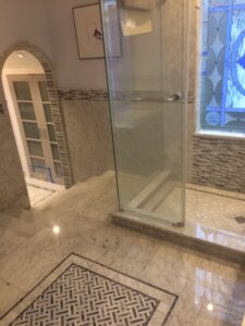 Marble Bathroom Restoration Polish Finish