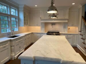 Marble Kitchen Counter Restoration Hone Finish