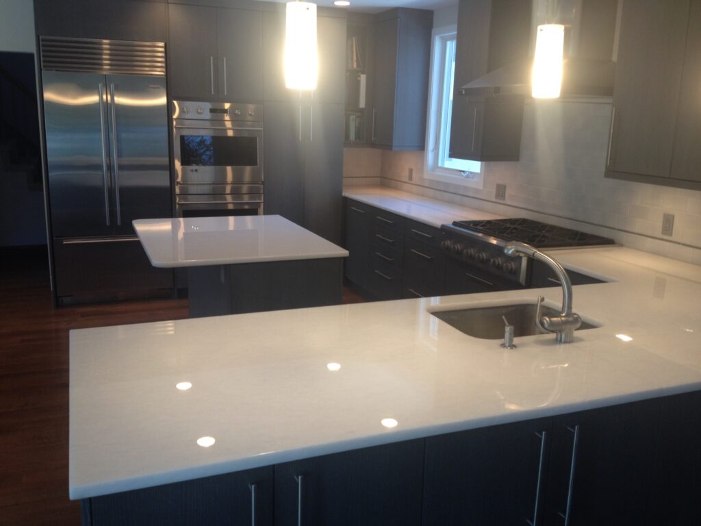 Quartz Kitchen Counters Polish Finish - Oldstonerestoration