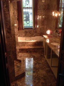 Marble Bathroom Restoration Work