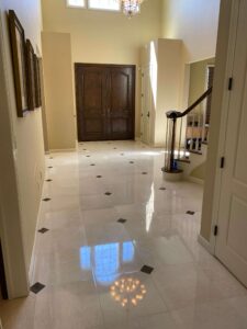 Marble Floor Restoration Work