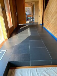 Slate Floor Restoration Clean – Seal Only