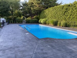 Pool Deck Stamp Concrete Restoration