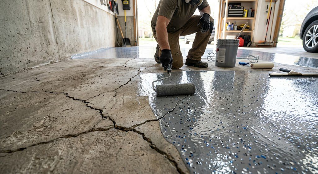 Can Epoxy Flooring Be Installed Over Cracked Concrete?