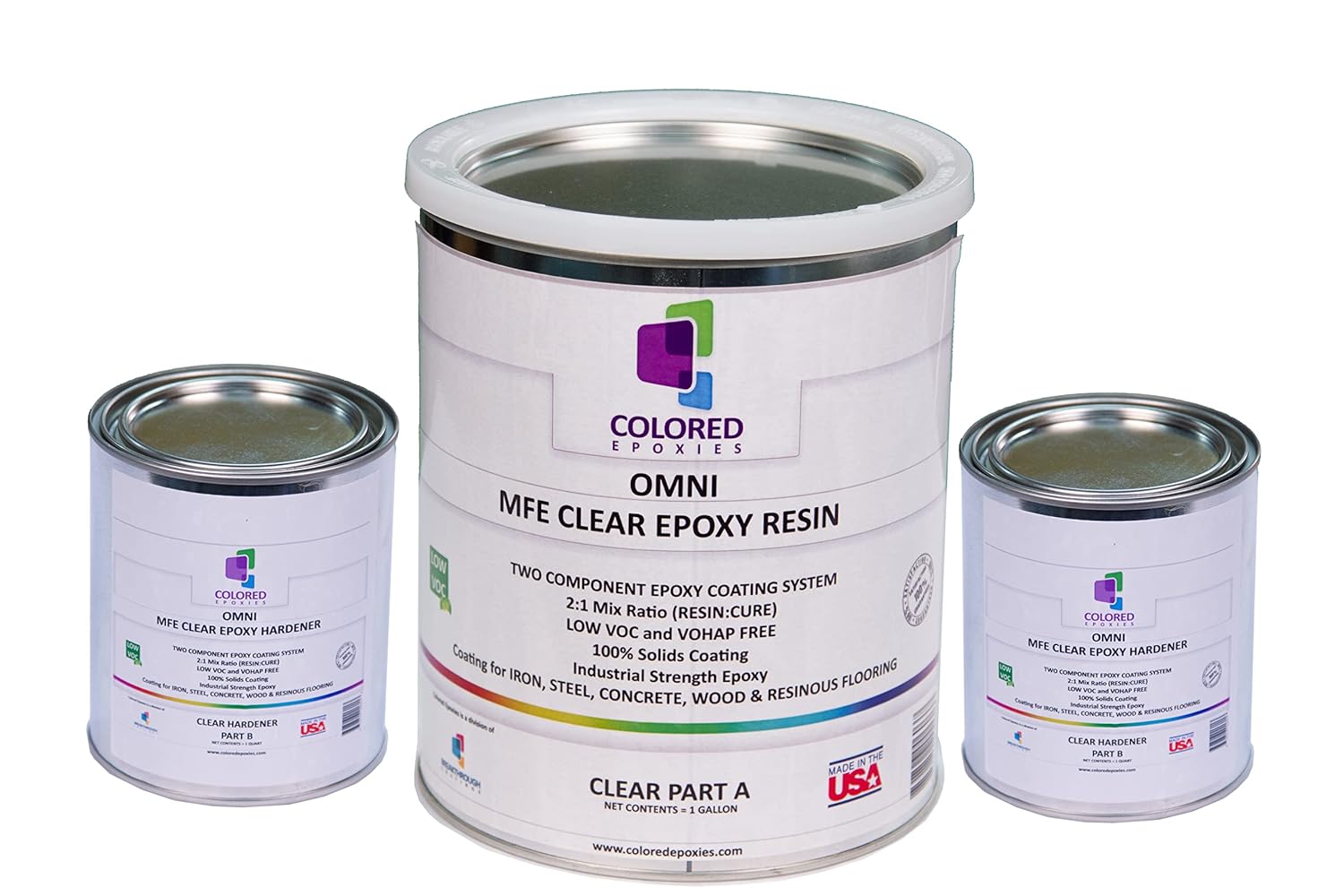 Colored Epoxies 100% Solids Epoxy
